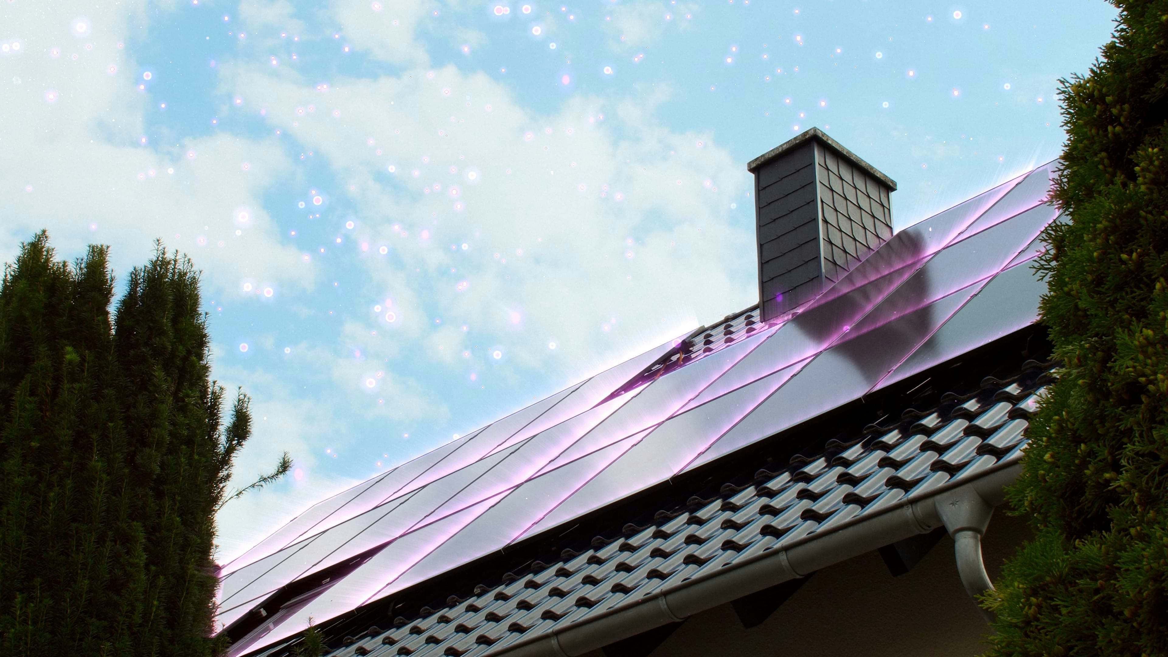 intelligente Solaranlage mit Stromspeicher